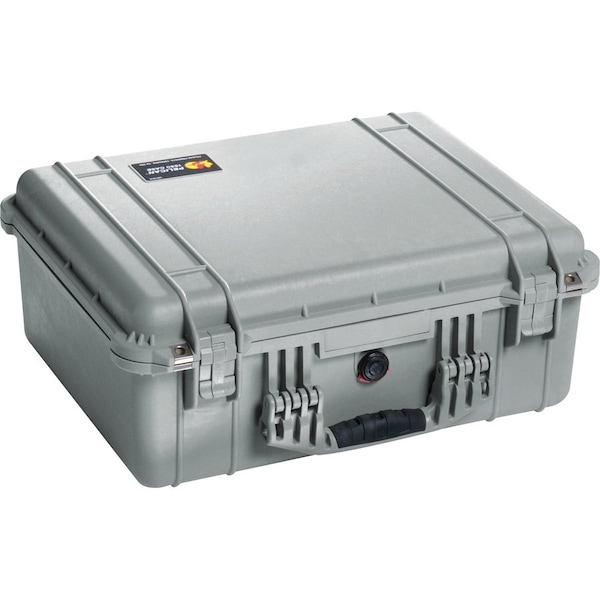 Pelican Silver Protective Case, 20.66"L x 17.2"W x 8.4"D 1550NF - main