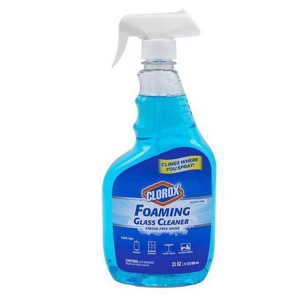 Brand Buzz Clorox Glass Cleaner, 23 oz Spray Bottle, Foam BBP0424 - main