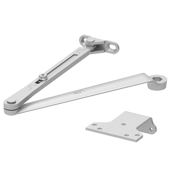 Lcn 4050A Series Grade 1 Regular Arm with 62PA Shoe, 180 Degree Swing, Non-Handed, Aluminum Painted Fin 4050A-3077/PA 689 - main