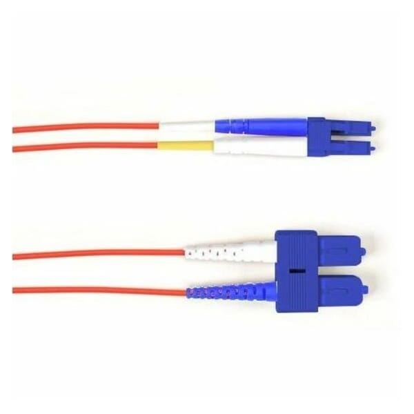 Black Box 1-M, Sc-Lc, Single-Mode, Pvc, Red Fiber FOCMRSM-001M-SCLC-RD - main