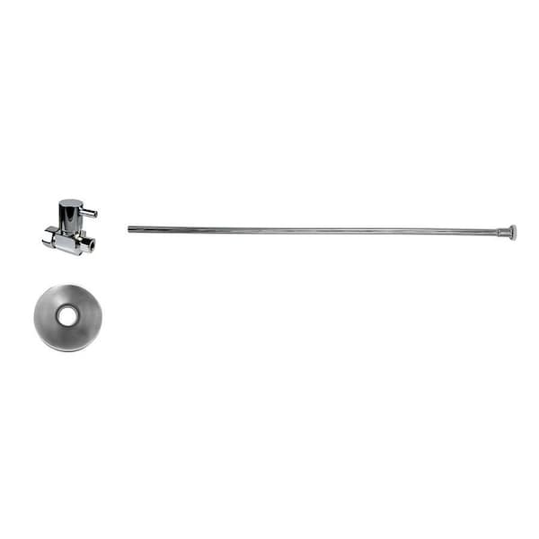 Mountain Plumbing Toilet Kit - Lever Handle 1/4 Turn Ceramic Valve MT5120L-NL in Satin Brass MT5122L-NL/SB - main