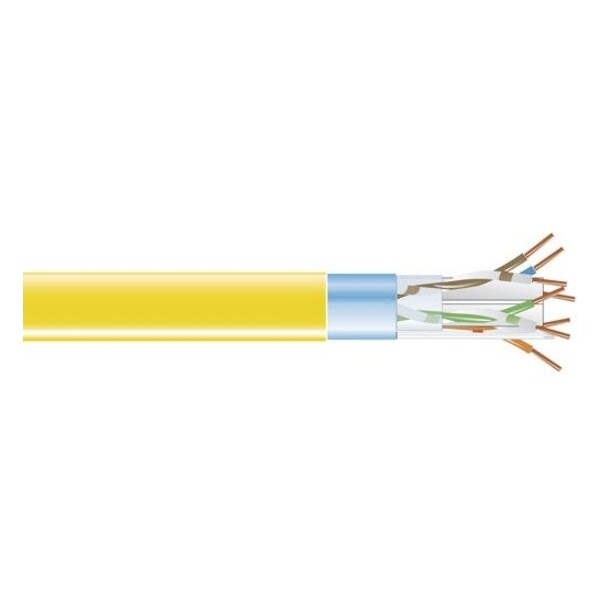 Black Box Cat6 Shielded 400-Mhz Solid Bulk Cable ( EVNSL0604A-1000 - main