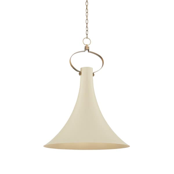 Troy Lighting Radcliff 1 Light Pendant 25.25 In. Patina Brass F1525-PBR/SSD - main
