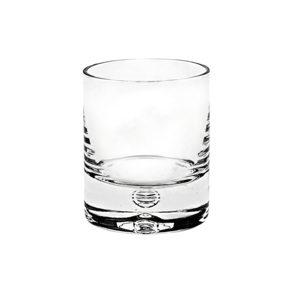 Homeroots Set of Four Clear Crystal Rocks Old Fashion Glasses 375903 - main