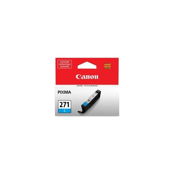 Canon CLI-271 Original Standard Yield Inkjet Ink Cartridge, Cyan CLI-271C - main