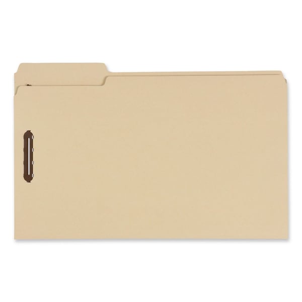 Pendaflex Top Tab Fastener Folder, 1/3-Cut Tab: Assorted, Expands 2", 2 Fasteners, Legal Size, Manila, 5PK 29537R - main