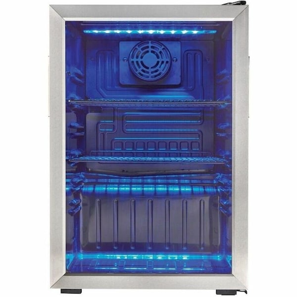 Danby Products Danby Beverage Center, 1 Glass Door, 2.6 Cu.Ft Capacity DBC026A1BSSDB - main