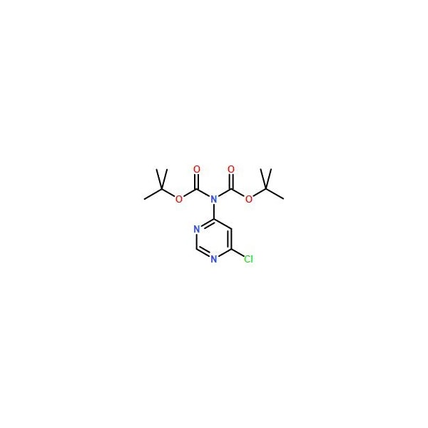 Ak Scientific N, N-DiBoc-4-amino-6-chloropyrimidine (5g), CAS 354112-08-6 W5704-5g - main