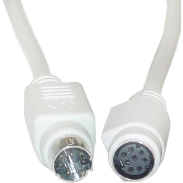 Cable Wholesale Apple Serial extension cable, MiniDin8 Male to MiniDin8 Female, 8 Conductors, 6 foot 10M3-04206 - main