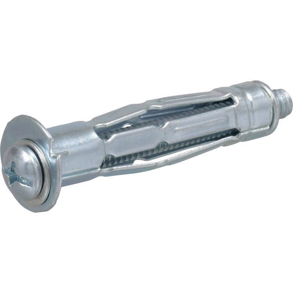 Hillman 1/4 in. D X 2.35 in. L Steel Pan Head Hollow Wall Anchors, 50PK 370021 - main