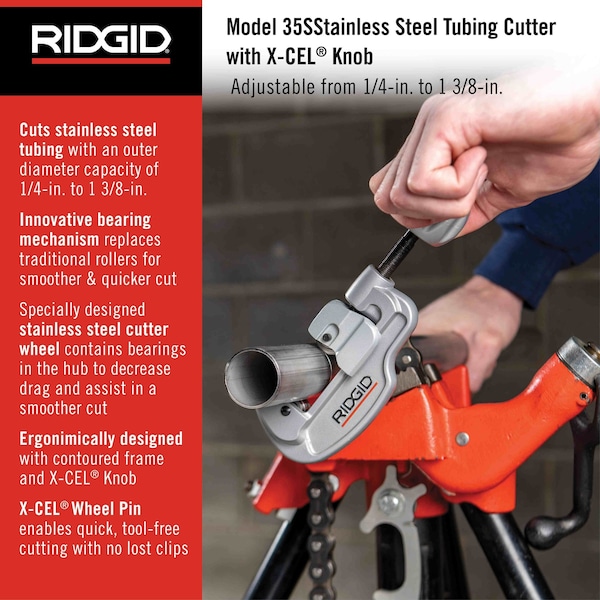 ごろー Ridgid Quick Acting Tubing Cutter, 6-1/4 In. L 29963 | Zoro