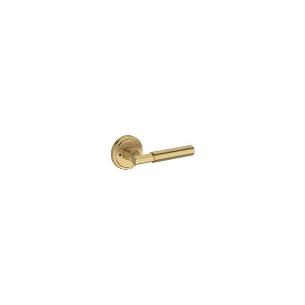 Baldwin Residential Door Levers Privacy Right Hand Lifetime Satin Brass PVRIDSRR044 - main