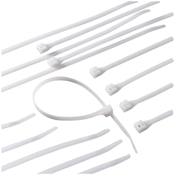 Gardner Bender Cable Tie, 15 in L, 4 in Max Bundle Dia., Natural, Nylon 6/6, 175 lb Strength 46-415 - main