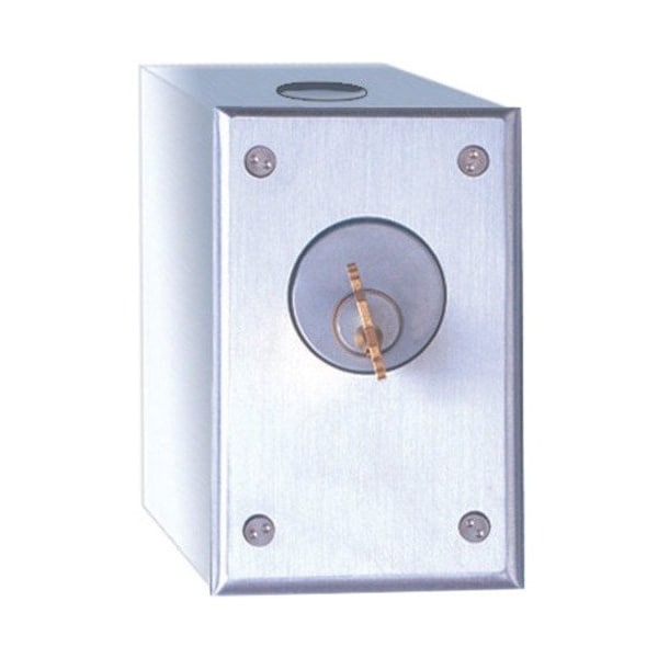 Camden Cast Aluminum Key Switch, Single Gang with Surface Mount Box, SPDT Momentary CM-1020 - main