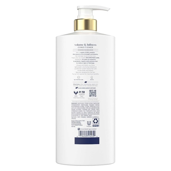 Dove Damage Therapy Volume and Fullness Conditioner, 28 Fluid Ounce, 4PK 64350207 - main