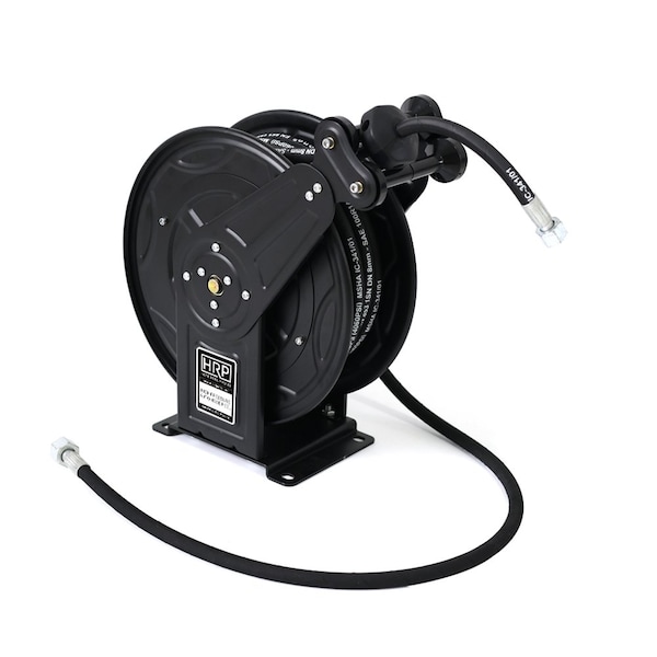 Queue Solutions Heavy Duty Air Hose Reel, Black, 30 ft HDAR-3/8-BK-30 - main