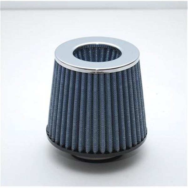 Vibrant 1921C Open Funnel Cold Air Intake Air Filter 2.5 In. Blue V32-1921C - main