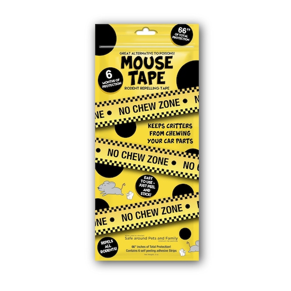 Repel360 Mouse Repellent Tape - Rodent Deterrent for Cars, Engines, RV, Camper, 6PK L01013-001 - main