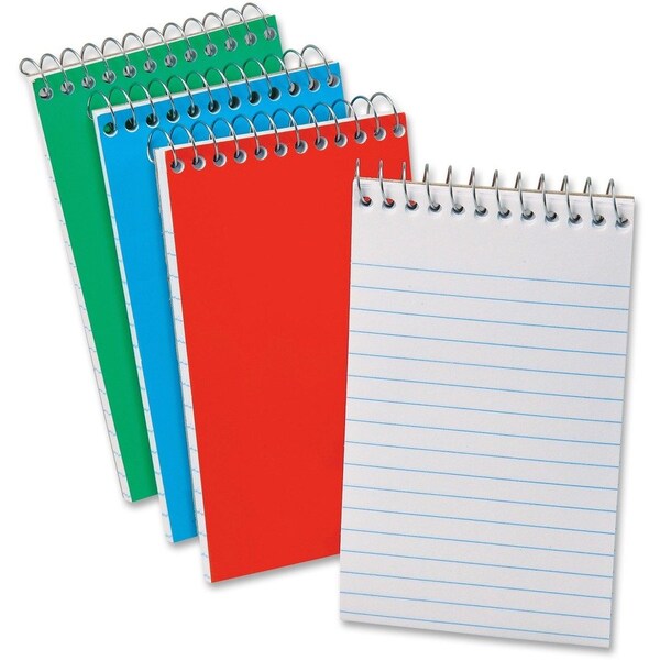 Ampad/ Of Amercn Pd&Ppr Ampad, MEMO BOOKS, NARROW RULE, 6 X 4, WHITE, 3PK 45094 - main