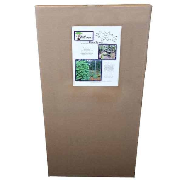 Midwest Wire Works BT27 60 Inch Bean and Pea Tower - Silver/Steel 7021800 - main