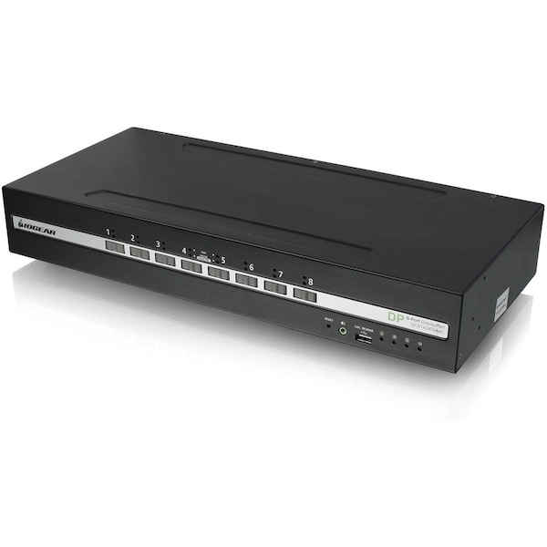 Iogear 8-PORT DUAL VIEW DISPLAYPORT PP4.0 SECURE KVM SWITCH W/AUDIO, CAC, TAA GCS1428TAA4C - main