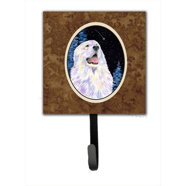 Carolines Treasures Starry Night Great Pyrenees Leash Holder Or Key Hook SS8466SH4 - main