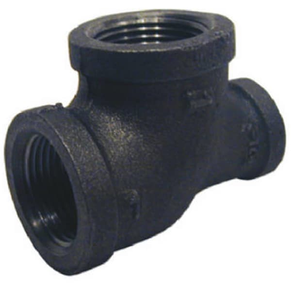 Homestead B-RT21210 Black Reducing Tee - 1.25 x 1 in. HO578028 - main