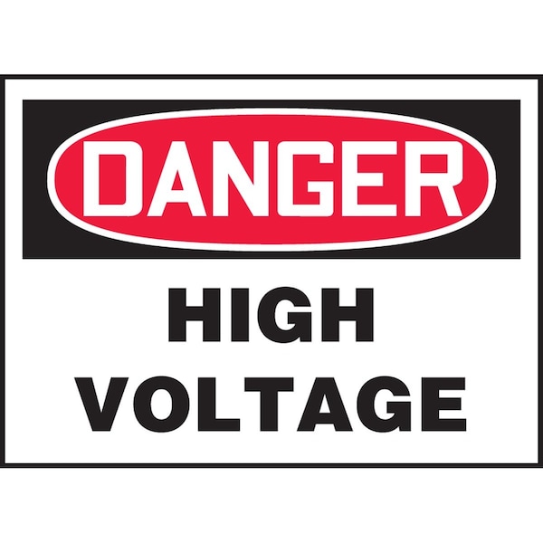 Accuform Danger Safety Label LELC026XVE - main