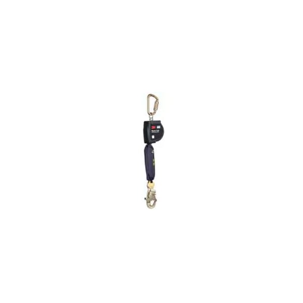 3M Dbi-Sala Nano-Lok Self Retracting Lifeline, 9.0 ft Length, Carabiner, Aluminum, 1 Leg(s) 3100606 - main