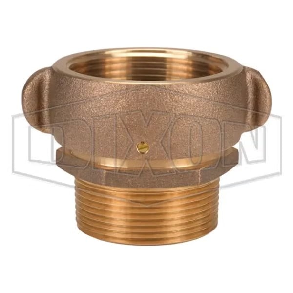 Dixon Suction Rocker Lug Adapter with Poly Screen, 2-1/2 in, MNPT x Female NST NH, Brass, Domestic RSMSA250F - main