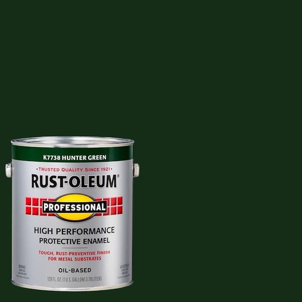 Rust-Oleum Indoor and Outdoor Gloss Hunter Green Enamel Protective Paint 1 gal K7738402-2 - main