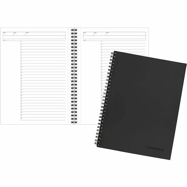 Mead Action Planner Business Notebook, Black MEA06122 - main