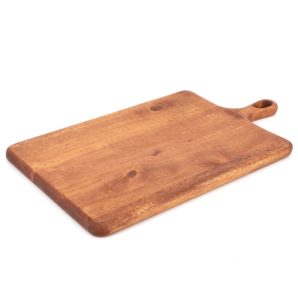 Martha Stewart Everyday Westhaven 18 Inch Acacia Wood Paddle Serving Board in Dark Brown 143812.01 - main