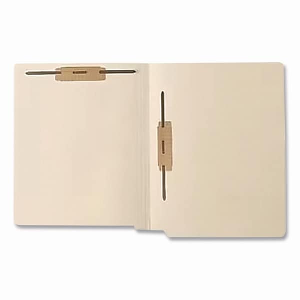 Medical Arts Press End Tab Folders, Vertical/Horizontal Fasteners, 0.75in Expansion, 2Fasteners, Letter, Manila, 250PK 52406B - main