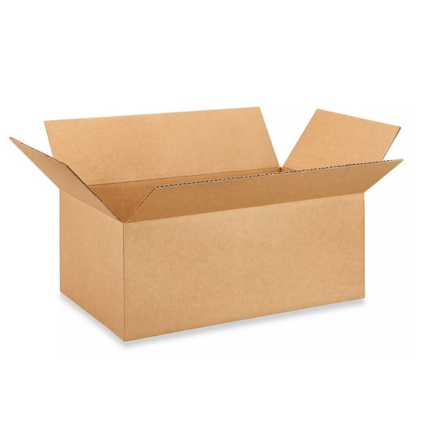 Ai Packaging 20 in x 12 in x 8 in Shipping Box, Kraft, Corrugate, Single Wall, 32 ECT, 20PK 20128 - main