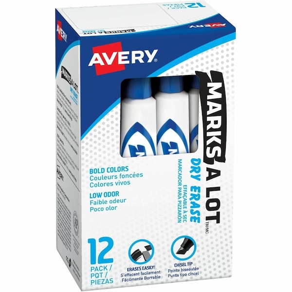 Avery Marks A Lot Desk-Style Dry Erase Markers 24406 - main