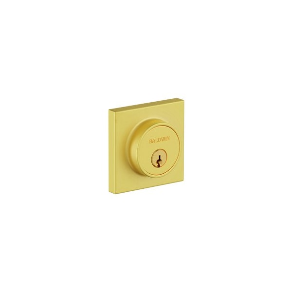 Baldwin Proximity Deadbolts Single Cylinder Lifetime Satin Brass 8220LL044BT - main