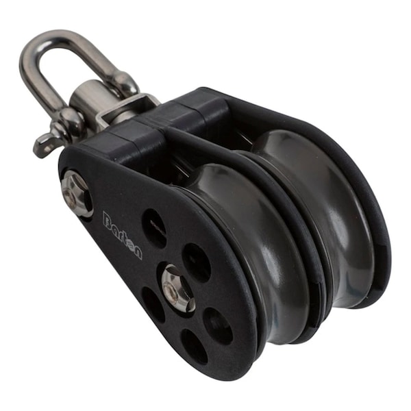 Barton Marine Barton Size 5 54mm Plain Bearing Pulley Block Double Block & Swivel N05230 - main
