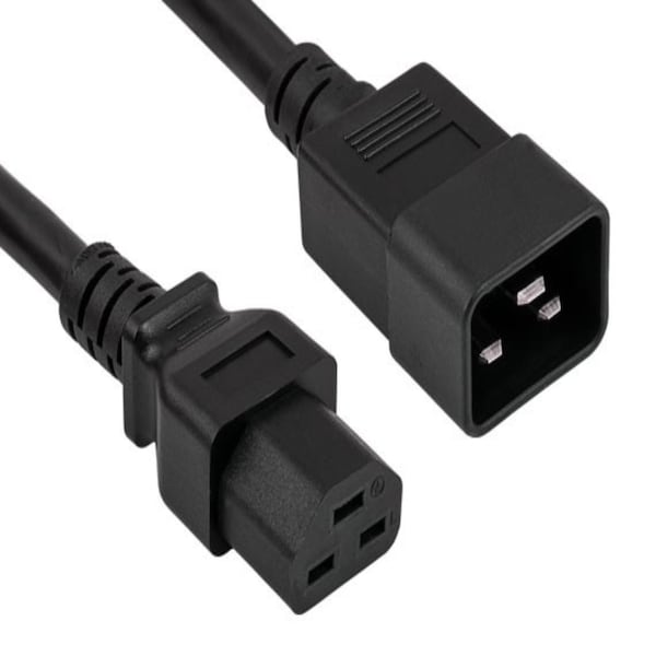 Sanoxy 10ft 12 AWG 20A 250V Heavy Duty Power Cord IEC320 C20 to IEC320 C21 SNX-CBL-LDR-PW151-1210 - main