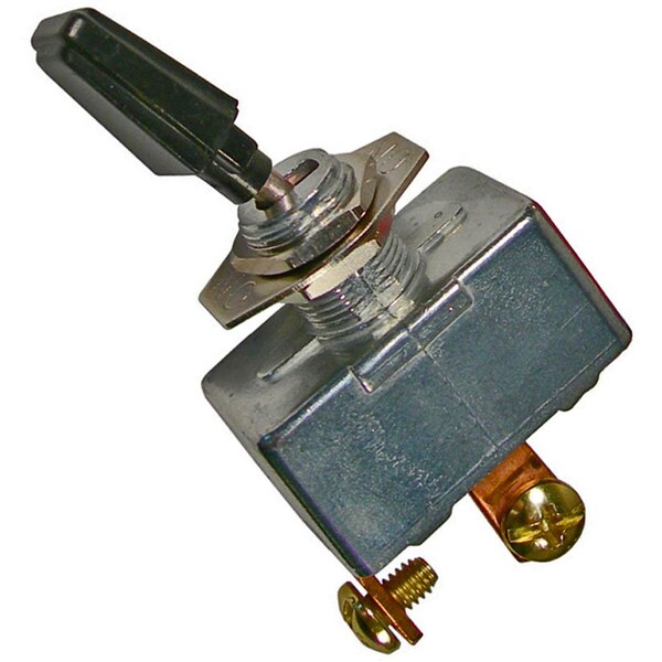 Pico Wiring Accessories Pico Heavy-Duty Toggle Switch - On-Off SPST, Black Handle, 6-12 Volt, 50 Amp 5573PT - main