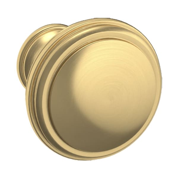 Baldwin Cabinet Knobs Lifetime Satin Brass 4456044 - main
