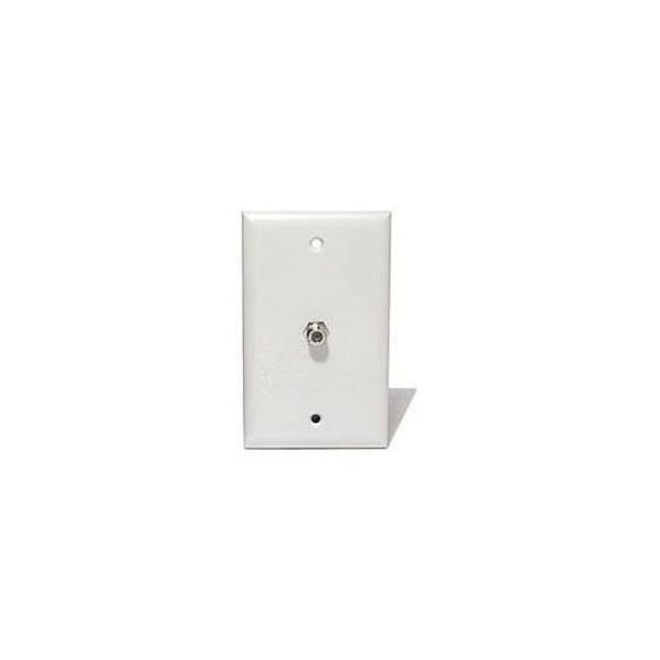 Steren TV Wall Plate 1-F81 White 200-251WH - main