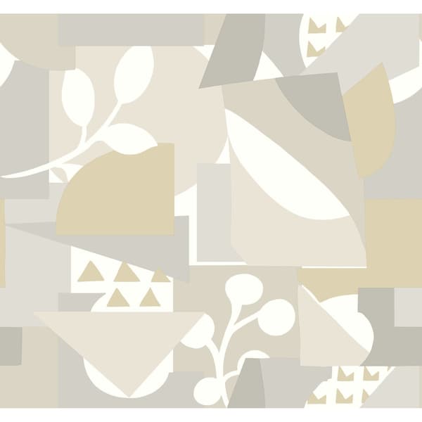 York Wallcoverings Cut Outs Neutral Wallpaper OI0672 - main