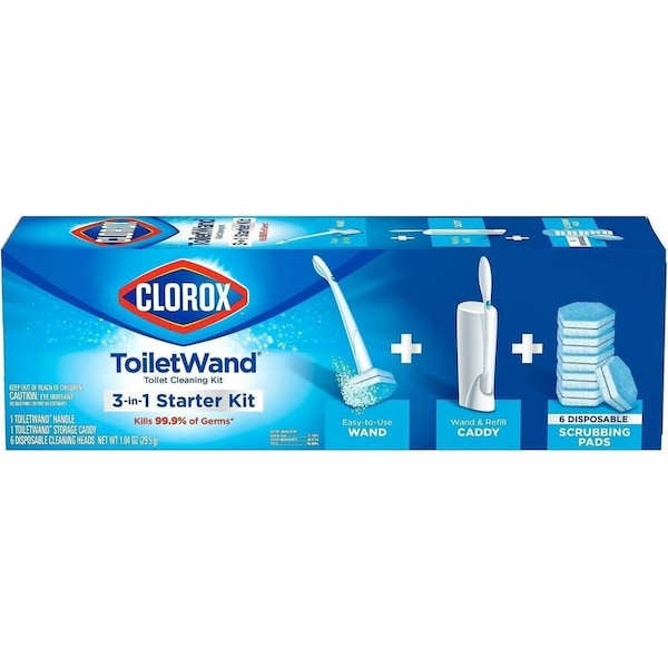 Clorox ToiletWand Disposable Toilet Cleaning System, Blue CLO03191 - main