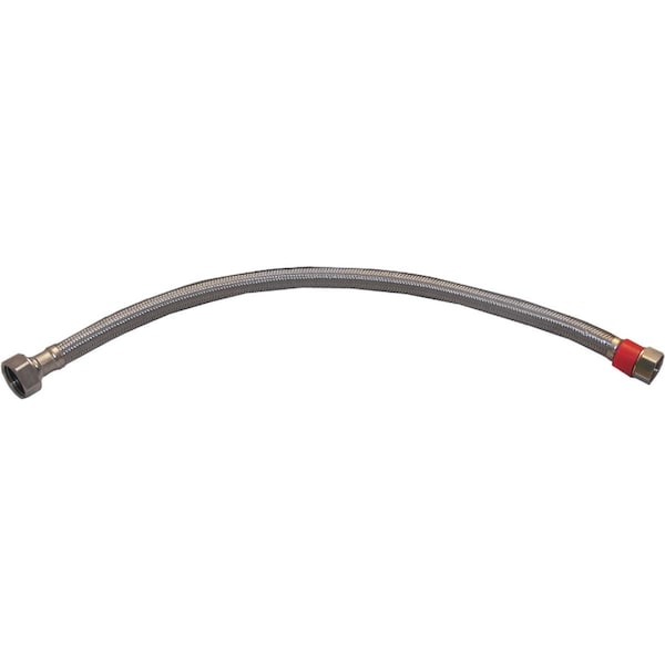 Westlake Pipe & Fittings 1/2'' Cx1/2'' FIPx16'' L SS Braided Supply Faucet Connector 10-0317 - main