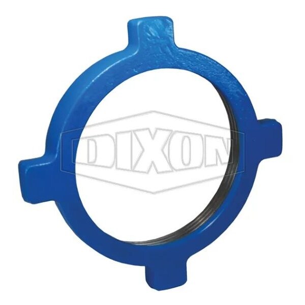 Dixon FIG 206 1 pc Wing Hammer Union Nut, Female ACME Thread, 8 in Thread, 2-7/16 in H, Forged Steel HU206800N - main
