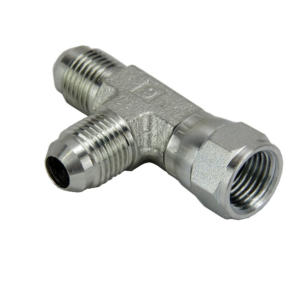 Bailey Forged Steel Adapter 9/16-18M JIC TO 9/16-18 F JIC Swivel to 9/16-18M JIC FG6602-06-06-06 - main