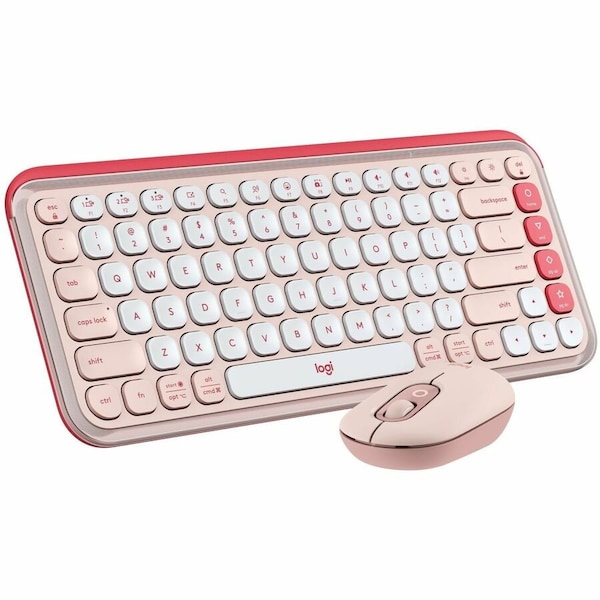 Logitech POP ICON COMBO (ROSE & OFF-WHITE) 920-013105 - main