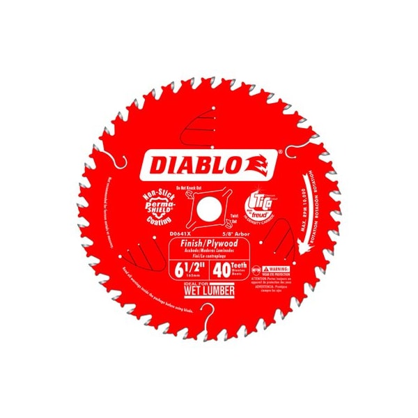 Diablo 612x40T Finish Blade, 10PK D0641A - main