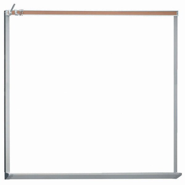 Aarco Architectural High Performance High Gloss White Markerboard Size 48''Hx48''W 420-007M-4848 - main